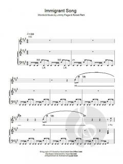 Immigrant Song von Jimmy Page 