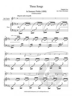 3 Songs von Charles Ives 
