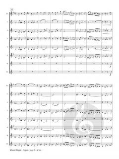 Fugue' from Prelude and Fugue in G minor von Marcel Dupré 