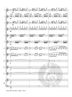 Cherry Blossom Snow von Alexandra Molnar-Suhajda 