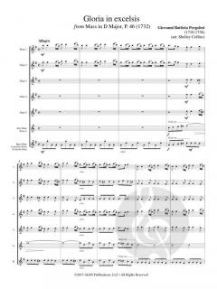 Gloria in excelsis from Mass in D Major von Giovanni Battista Pergolesi 