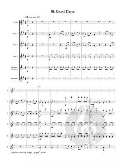 3 Russian Folk Songs von Anatoli Ljadow 