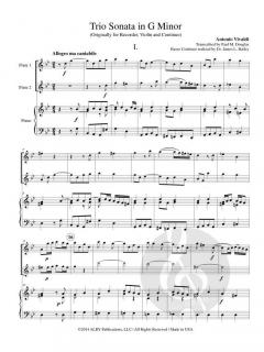 Trio Sonata in G Minor von Antonio Vivaldi 