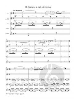 4 Epigraphes Antiques von Claude Debussy 