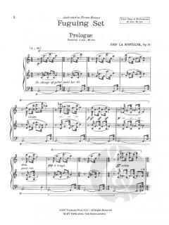 Fuguing Set op. 14 von John La Montaine 