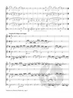 Variations on a Theme by Tchaikovsky op. 35a von Anton Arensky 