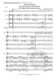 Sinfonia pastorella von Leopold Mozart 