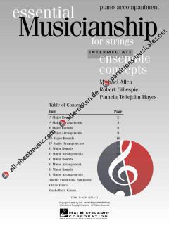 Essential Musicianship for Strings - Ensemble Concepts (Intermediate Level) 