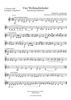 4 Weihnachtslieder für Blechbläsertrio (Download) (Download) 