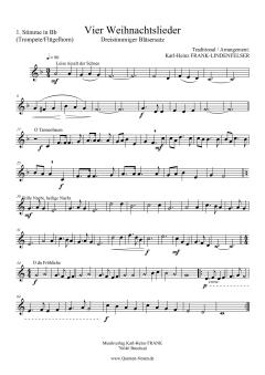 4 Weihnachtslieder für Blechbläsertrio (Download) (Download) 