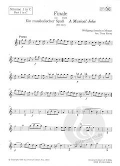 Ein musikalischer Spaß - Finale von Wolfgang Amadeus Mozart für Holzbläser-Ensemble (UE Bläser-Ensemble Band 8) im Alle Noten Shop kaufen