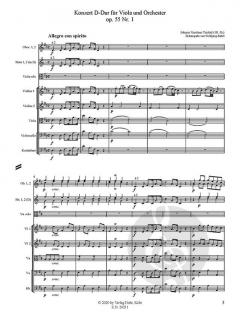 Konzert D-Dur op. 55/1 von Johann Nicolaus Triebel 