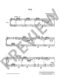 Aria von Krzystof Penderecki 