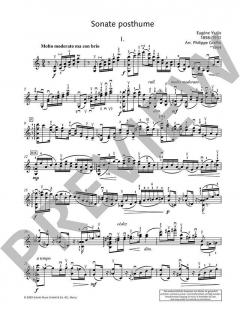 Sonate posthume op. 27bis von Eugene Ysaye 