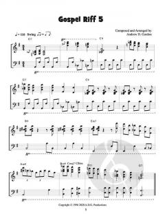 Gospel Riffs God Would Love To Hear for Organ von Andrew D. Gordon 