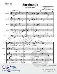 Sarabande von Johann Sebastian Bach 
