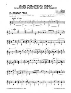 6 peruanische Weisen 