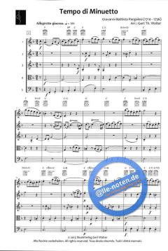Tempo di Minuetto von Giovanni Battista Pergolesi (Download) 