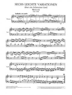 Variationen Band 1 von Ludwig van Beethoven 