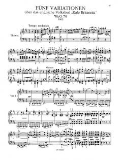 Variationen Band 2 von Ludwig van Beethoven 