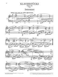 Klavierstücke op. 118 von Johannes Brahms im Alle Noten Shop kaufen - UT50044