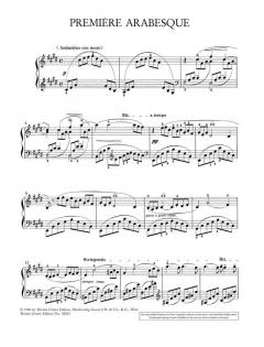 Deux Arabesques von Claude Debussy 