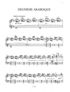 Deux Arabesques von Claude Debussy 