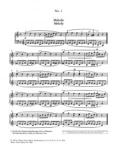 Drei sehr leichte Stücke aus dem Album für die Jugend op. 68 von Robert Schumann 