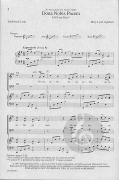 Dona Nobis Pacem von Mary Lynn Lightfoot 