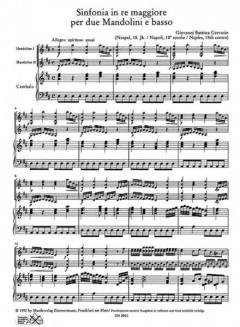 Sinfonia D-Dur von Giovan Battista Gervasio 