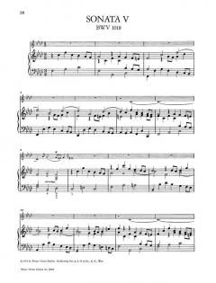 6 Sonaten Band 2 von Johann Sebastian Bach 