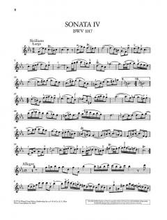 6 Sonaten Band 2 von Johann Sebastian Bach 
