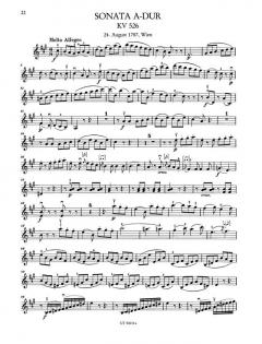 Sonaten Band 3 von Wolfgang Amadeus Mozart 