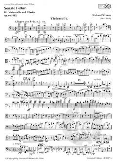 Sonate op. 6 von Richard Strauss 