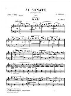 31 Sonate per Forte-Piano Vol. 2 von Domenico Cimarosa 