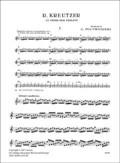 42 Studi per Violino von Rodolphe Kreutzer im Alle Noten Shop kaufen