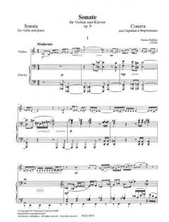 Sonate op. 9 von Firouz Bakhor 