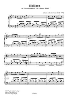 Siciliano BWV1031 von Johann Sebastian Bach 