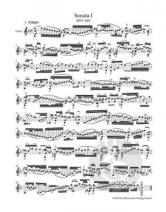 3 Sonaten und 3 Partiten BWV 1001-1006 von Johann Sebastian Bach 