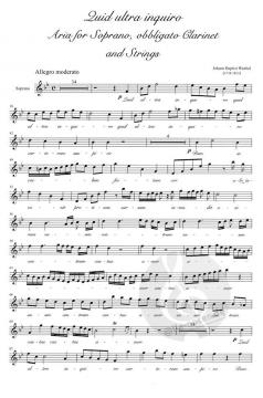 Quid ultra inquiro von Johann Baptist Vanhal 