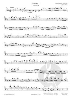 6 Kanonische Sonaten von Georg Philipp Telemann 