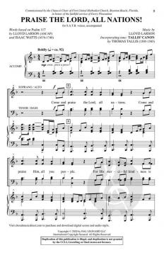 Praise the Lord, All Nations! von Lloyd Larson (Download) 