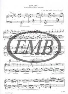 Sonatas for piano in separate editions von Ludwig van Beethoven 