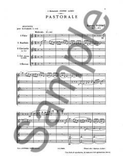 Pastorale Op.14 (Wind Quintet) von Gabriel Pierné 