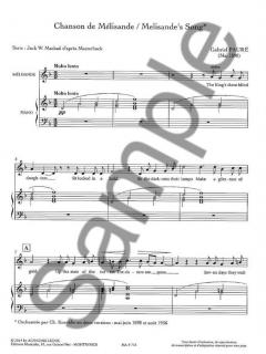 Chanson de Mélisande von Gabriel Fauré 