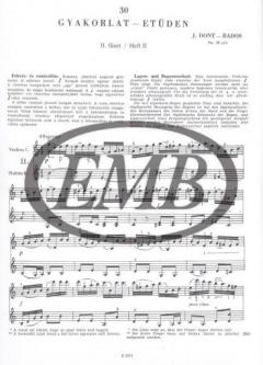 Gradus ad Parnassum op. 38/2 von Jacob Dont 