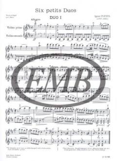 Duos op. 19 Band 2 von Ignaz Pleyel 