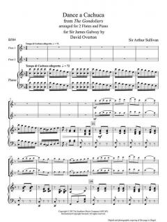 Arias for Two Flutes and Piano von Gilbert & Sullivan 