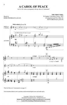 A Carol of Peace von Patti Drennan (Download) 