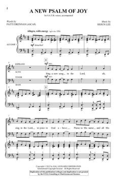 A New Psalm Of Joy von Hojun Lee (Download) 